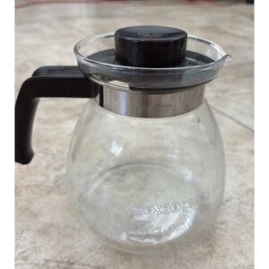Vintage Melitta 6-8 Cup Glass Replacement Coffee Pot Carafe With Lid